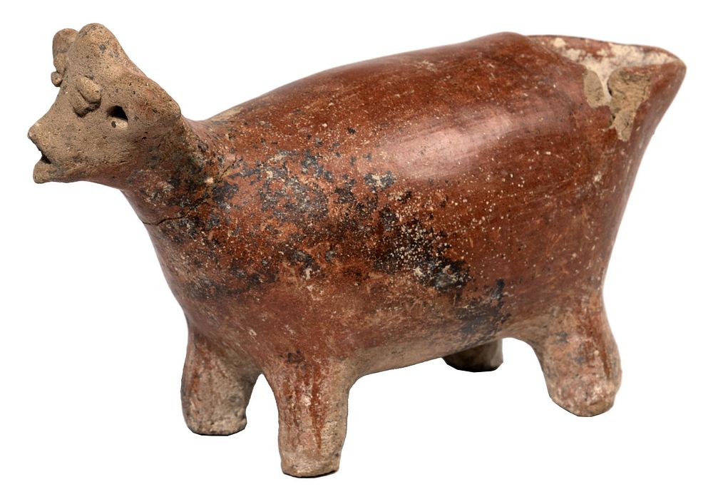 Lot 472: Pre-Columbian Colima Pottery Animal Effigy
