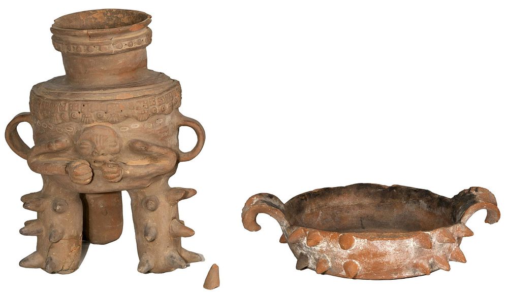Lot 497: Pre-Columbian Mayan Pottery