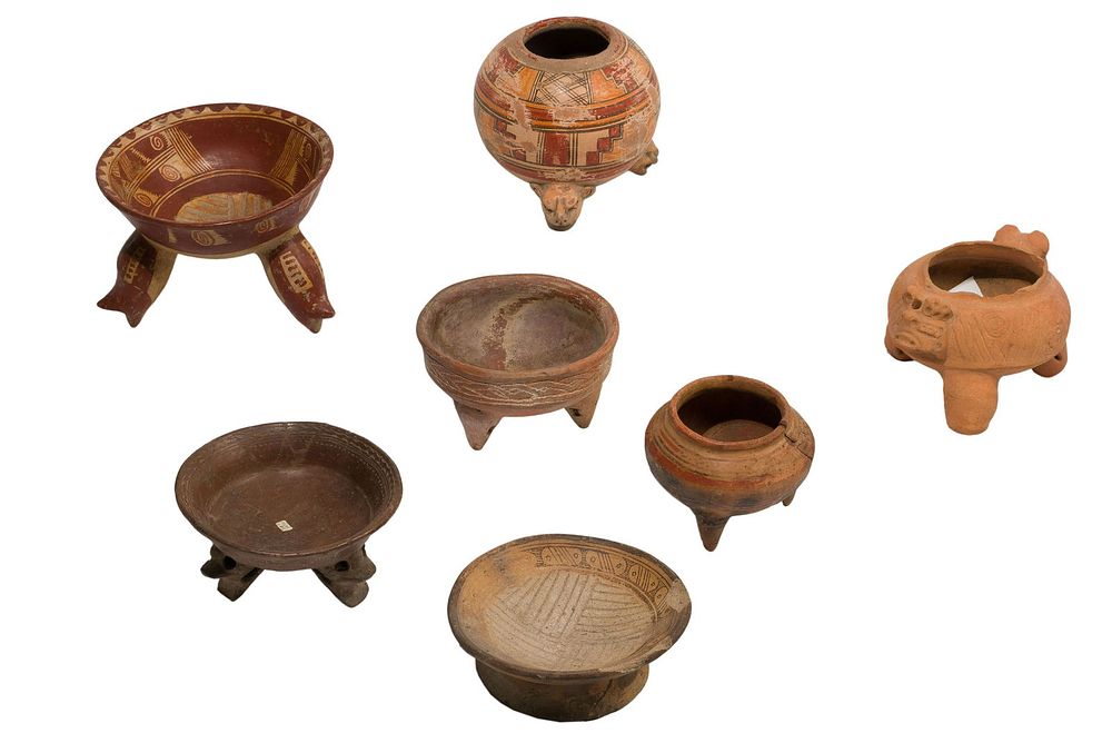 Lot 498: Pre-Columbian Mayan Pottery Assortment