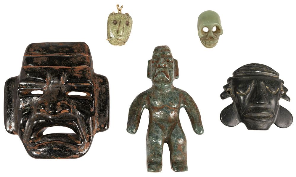 Lot 509: Pre-Columbian Olmec Figure Assortment