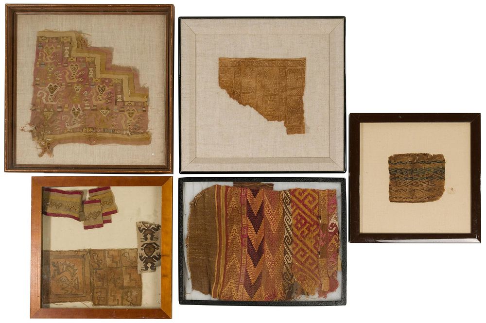 Lot 516: Pre-Columbian Peruvian Textile Assortment