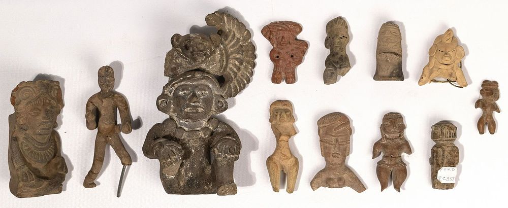 Lot 544: Pre-Columbian Valley of Mexico Figurine Assortment