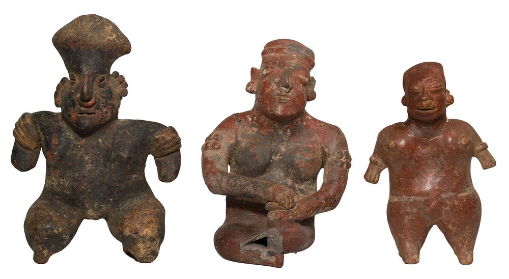 Lot 549: Pre-Columbian West Mexican Ceramic Figurine Assortment