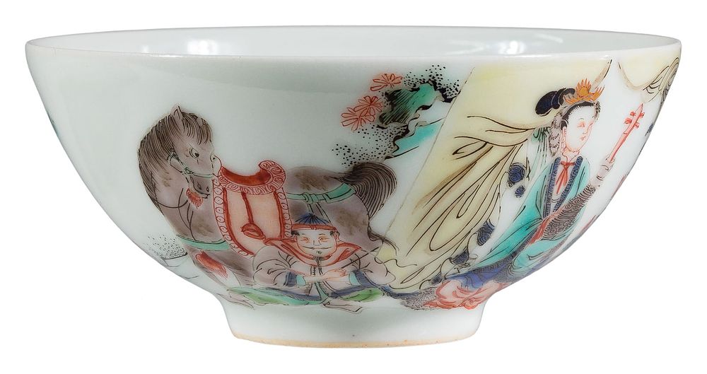 Lot 156: Chinese Famille Rose Porcelain Bowl