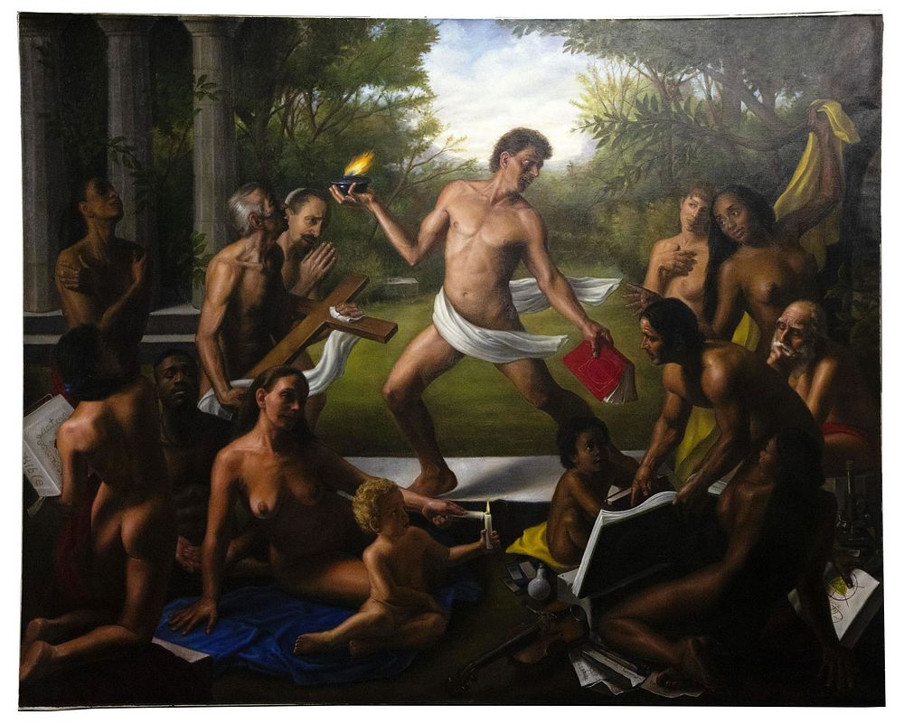 Lot 197: Bruno Surdo (American, b.1963) Oil on Canvas