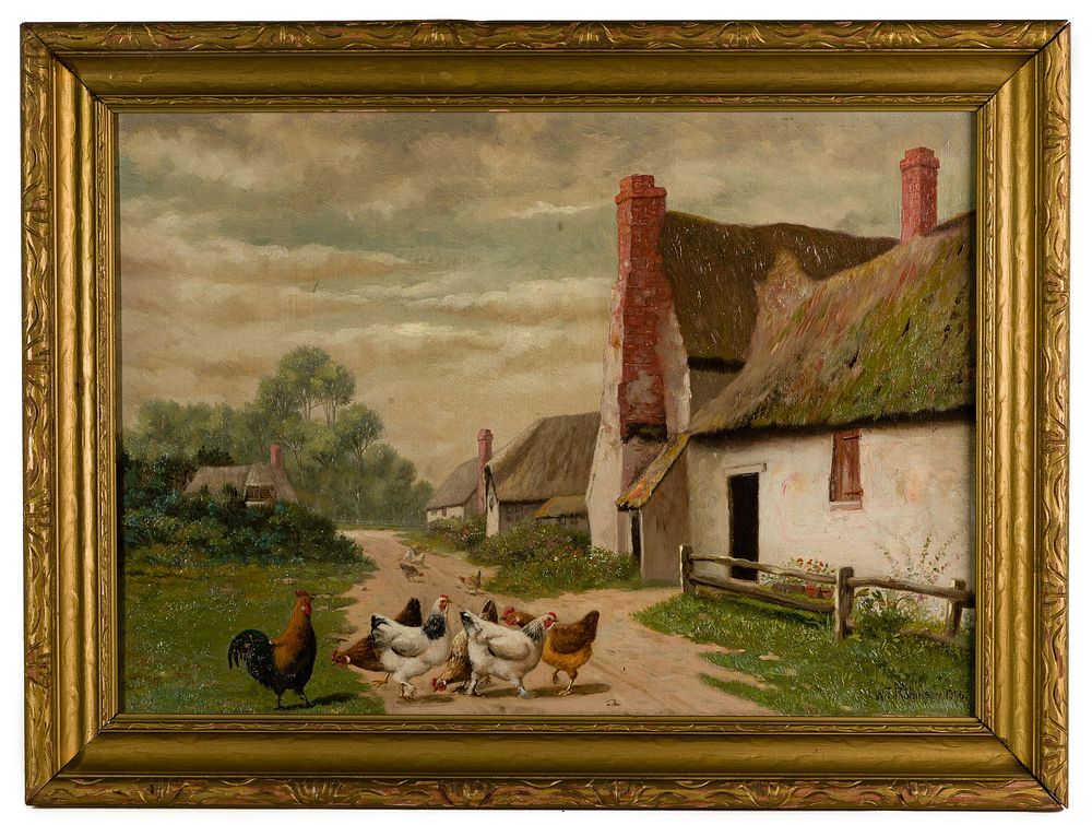 Lot 211: William T. Robinson (American, 1852-1934) Oil on Canvas