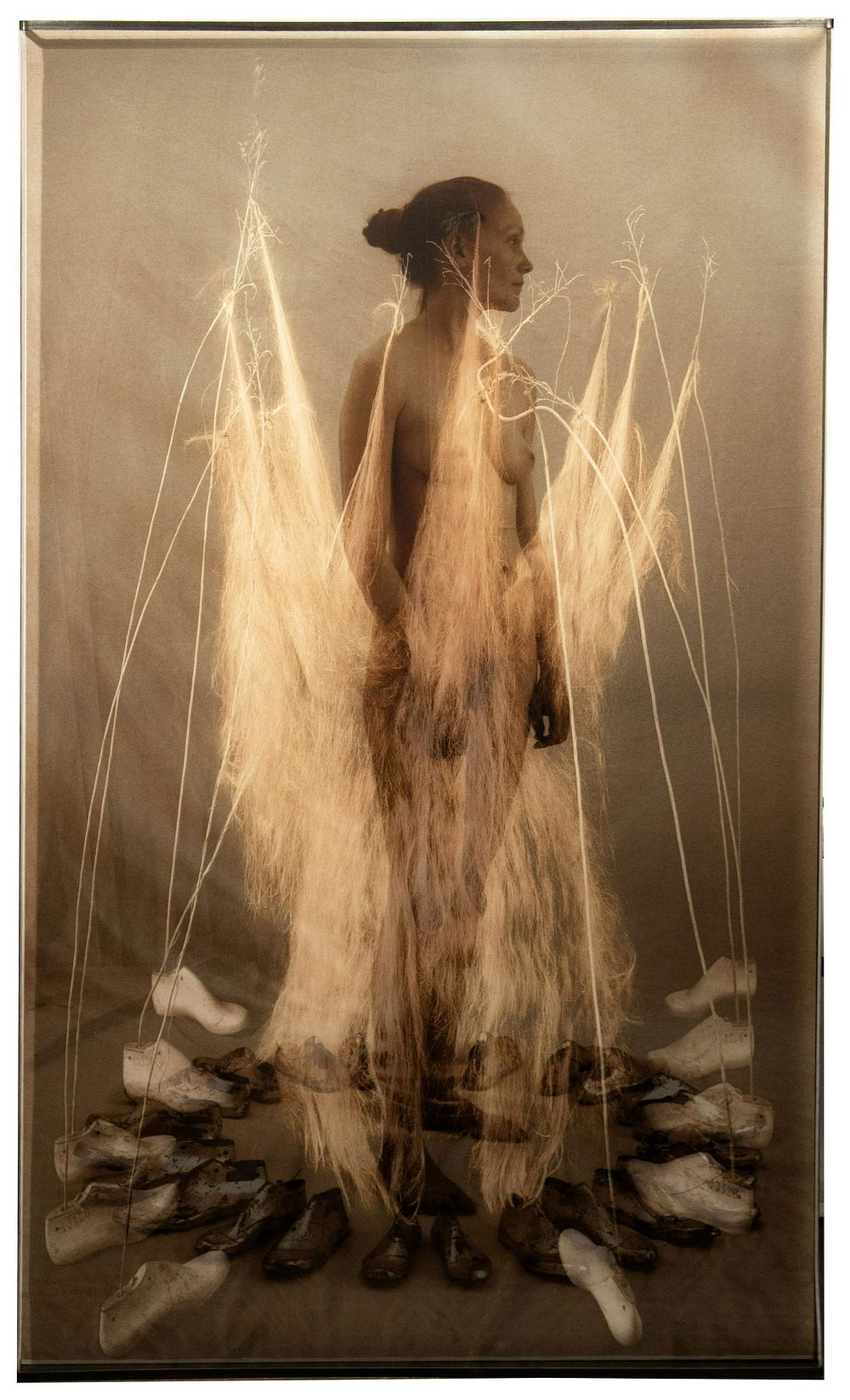Lot 215: Gabriela Morawetz (Polish, b.1952) 'Sleeping Beauties Awake III' Mixed Media