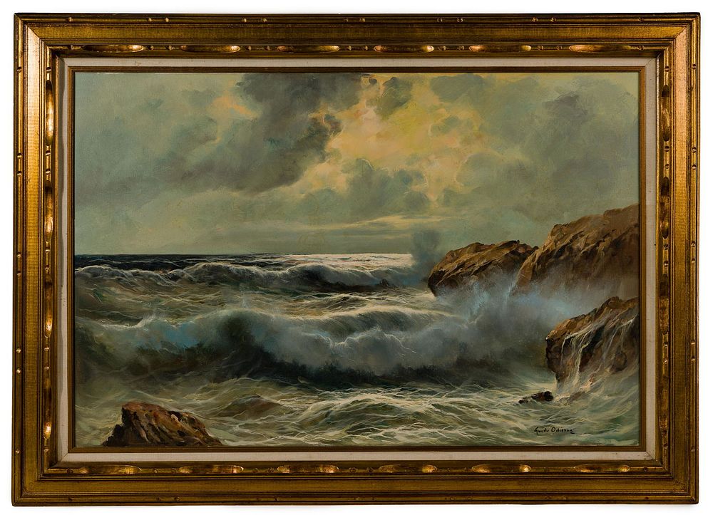 Lot 220: Guido Odierna (Italian, 1913-1991) Oil on Canvas