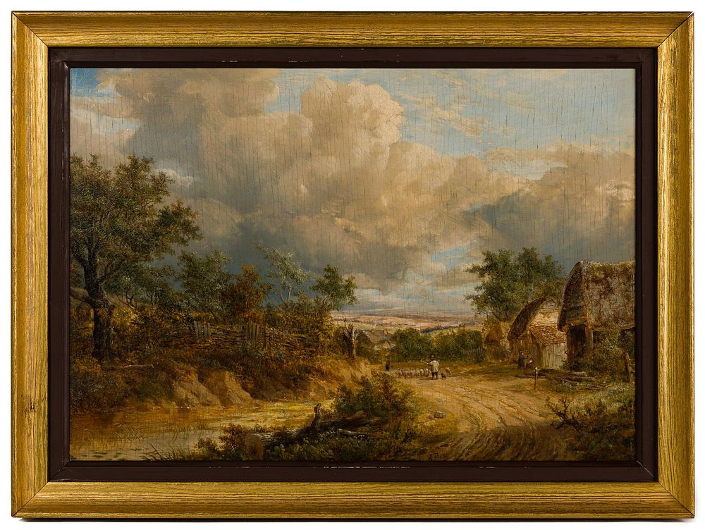 Lot 226: Joseph Thors (British, c.1835-1900) Oil on Board