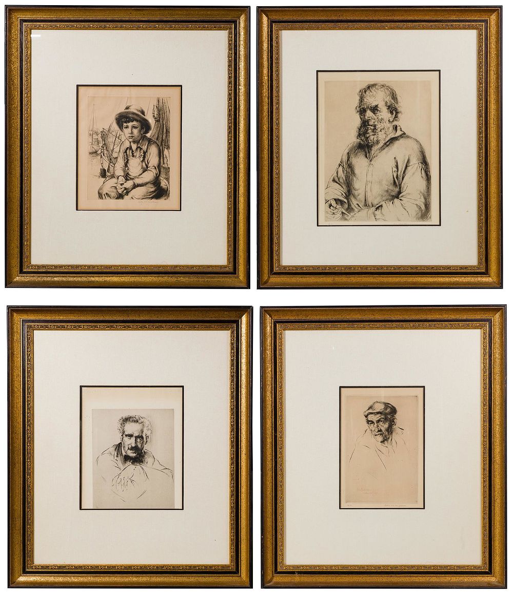 Lot 236: Arthur Heintzelman (American, 1891-1965) Engraving Assortment