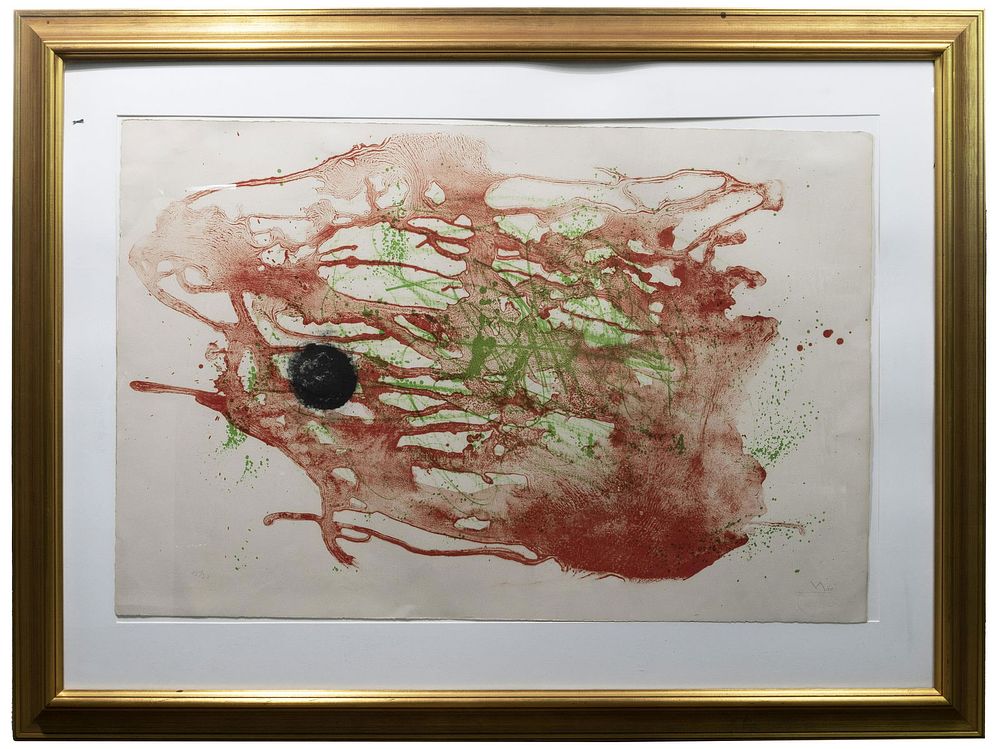 Lot 244: Joan Miro (Spanish, 1893-1983) 'Series 1, Red and Green' Color Lithograph