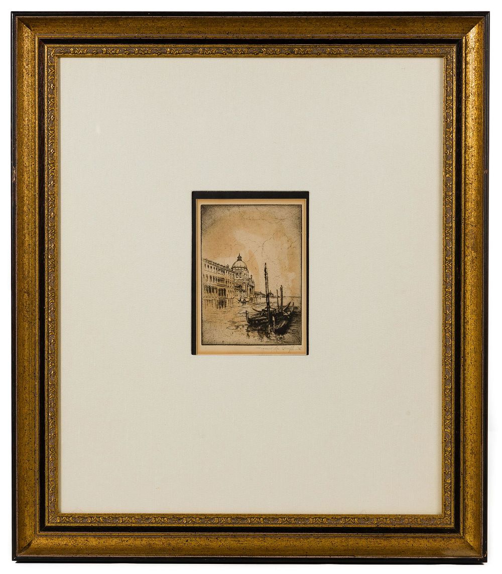Lot 253: Sigmund Lee Woeffs (Continental, 19th / 20th Century) Engraving