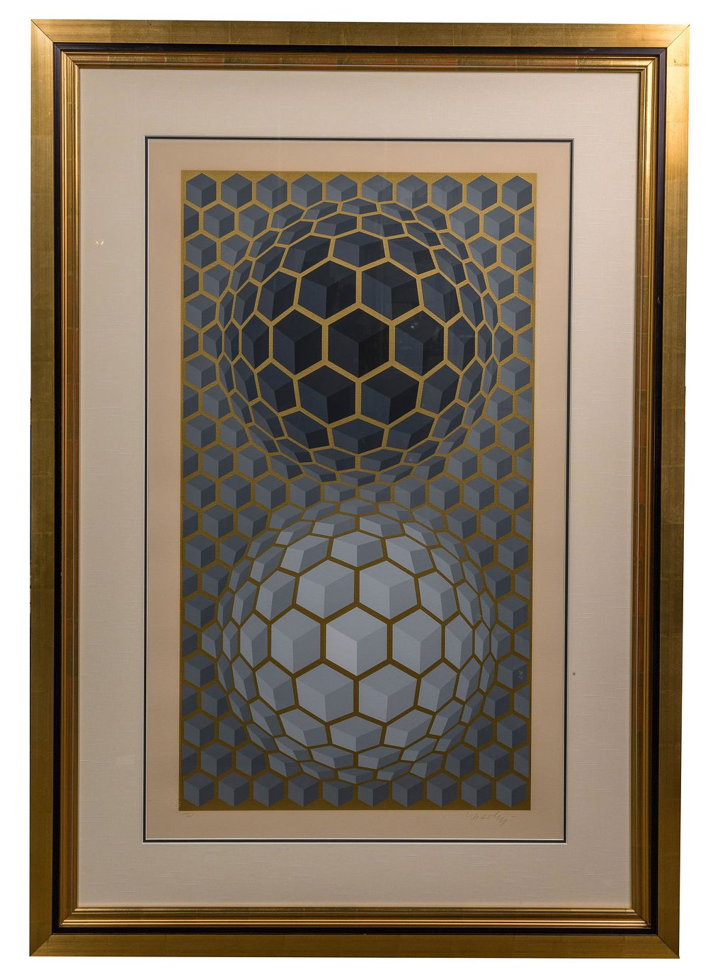 Lot 256: Victor Vasarely (Hungarian / French, 1906-1997) 'Meta: Six Works' Serigraph