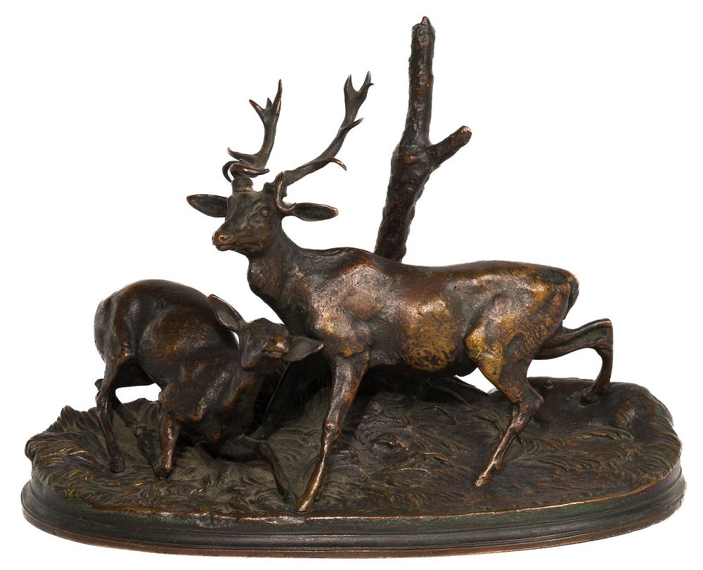 Lot 272: (After) Pierre Jules Mene (French, 1810-1879) Patinated Bronze Sculpture