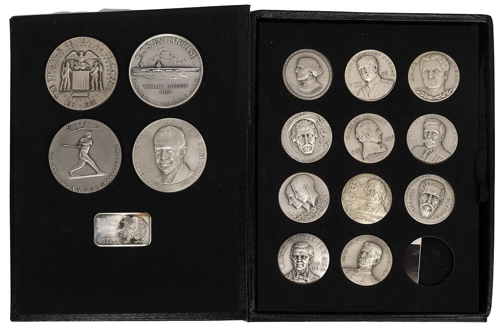 Lot 280: Silver Medallion Assortment
