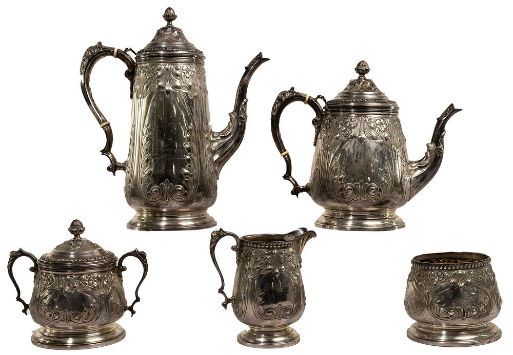 Lot 287: Durham Silver Co. Sterling Silver Beverage Service