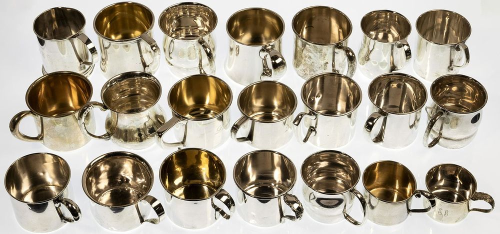 Lot 292: Sterling Silver Cup Assortment