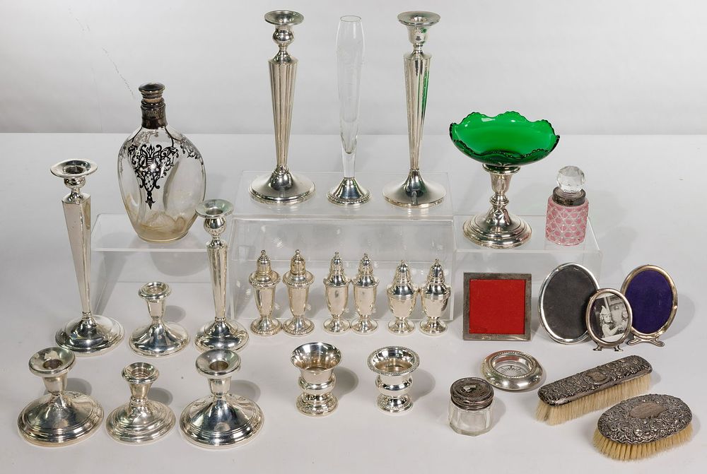 Lot 298: Sterling Silver Object Assortment