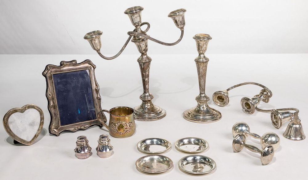 Lot 300: Sterling Silver Object Assortment