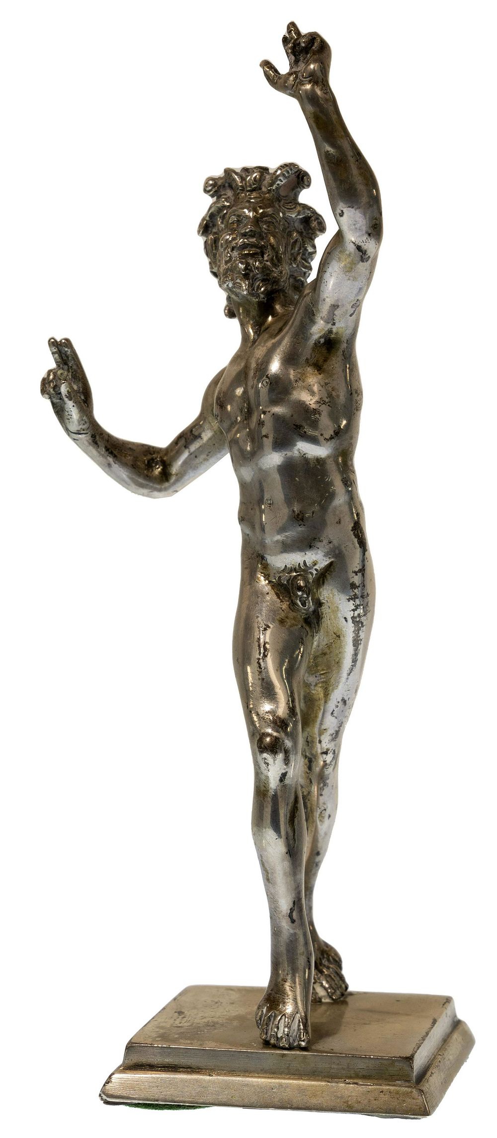 Lot 302: German Silver 'Pan' Statuette
