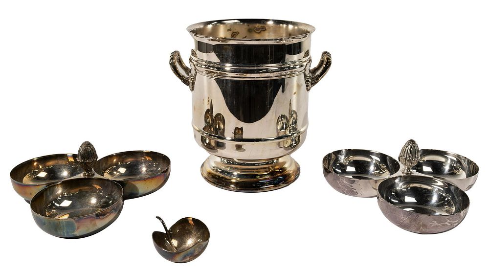 Lot 324: Christofle Silverplate Tableware Assortment