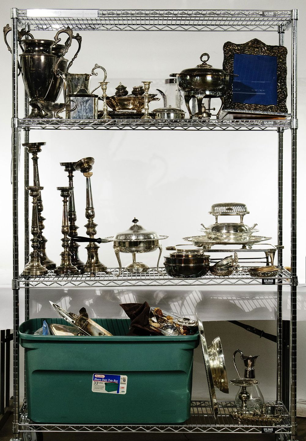 Lot 325: Silverplate Hollowware Assortment