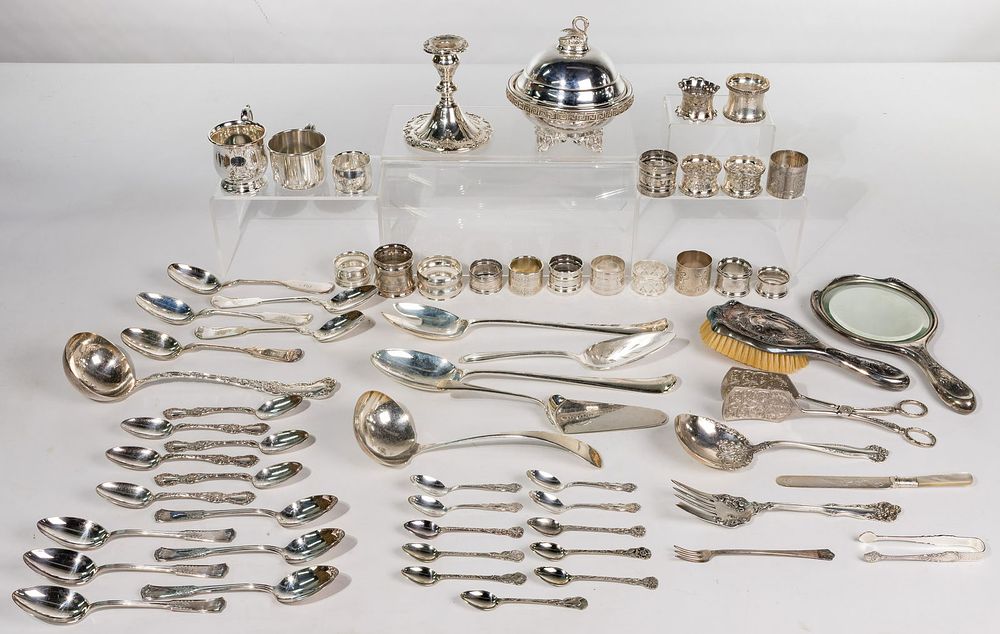 Lot 326: Silverplate Object Assortment