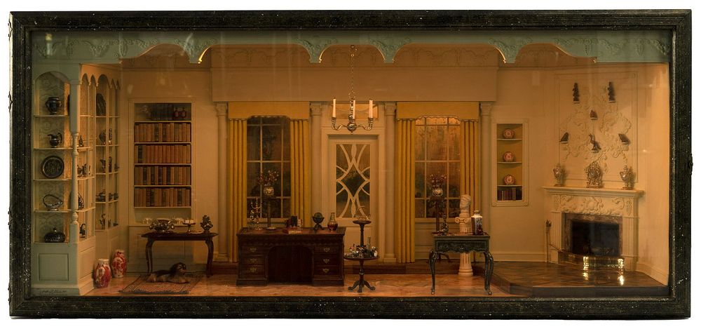Lot 337: Jeffrey R. Steele Miniature Room