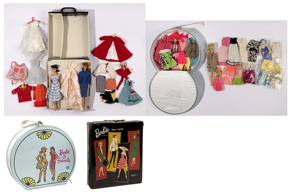 Lot 340: Mattel Barbie Doll and Clothes Assortment