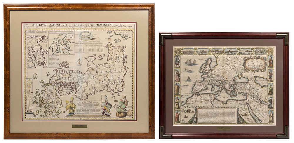 Lot 352: Hand-Colored Maps