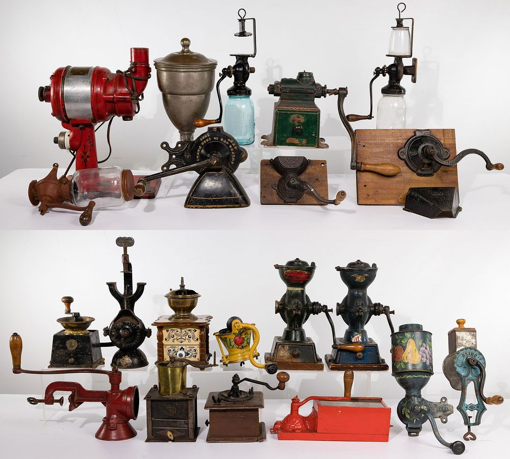 Lot 358: Meat and Coffee Grinder Assortment