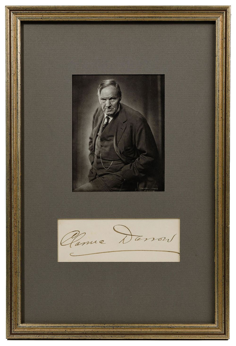 Lot 361: Clarence Darrow Autograph PSA