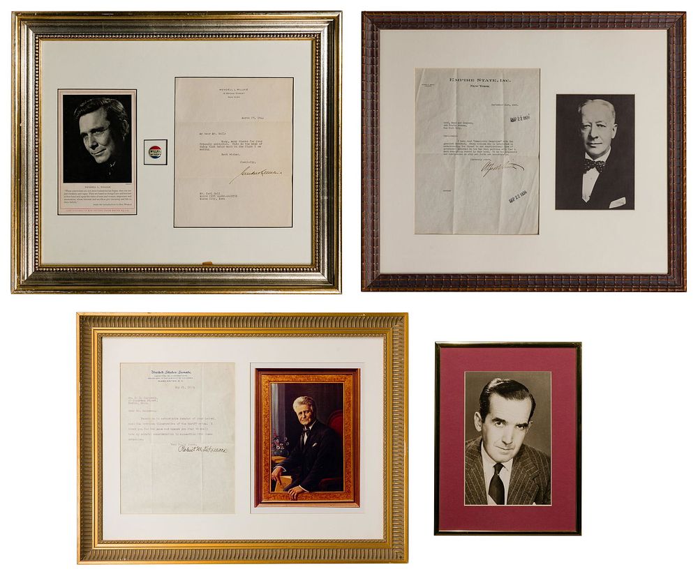 Lot 366: Political Signature Assortment