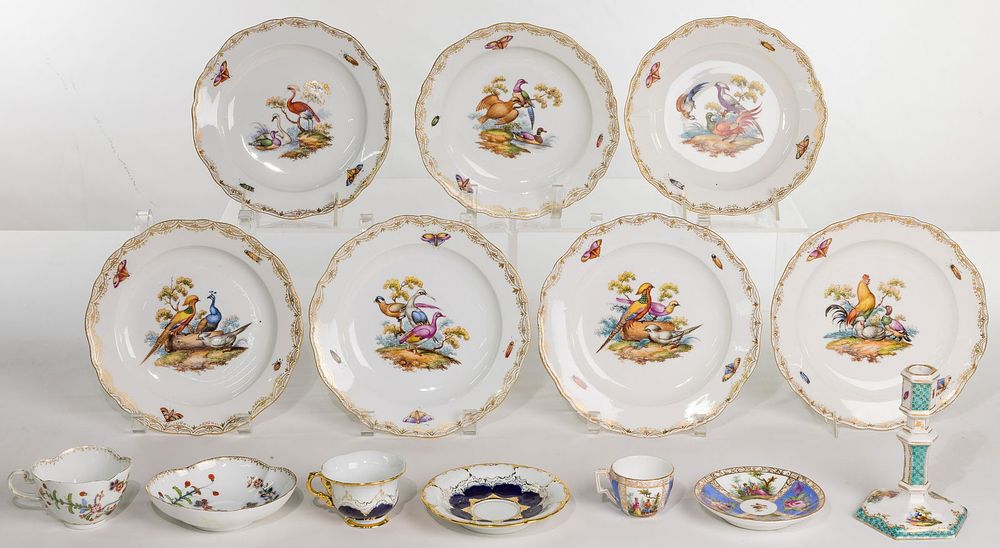 Lot 409: Meissen Porcelain Assortment