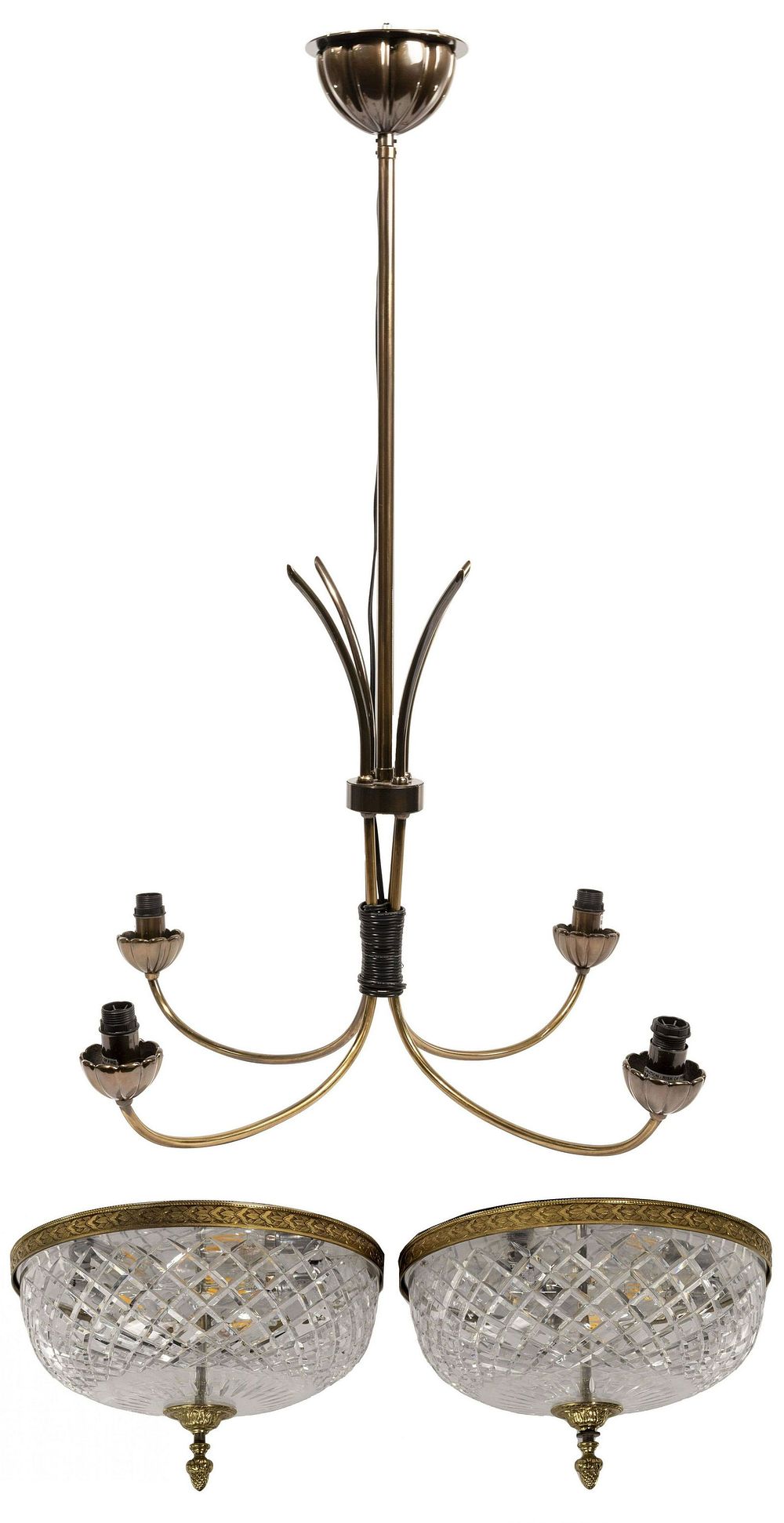 Lot 419: Hanging Light Fixtures