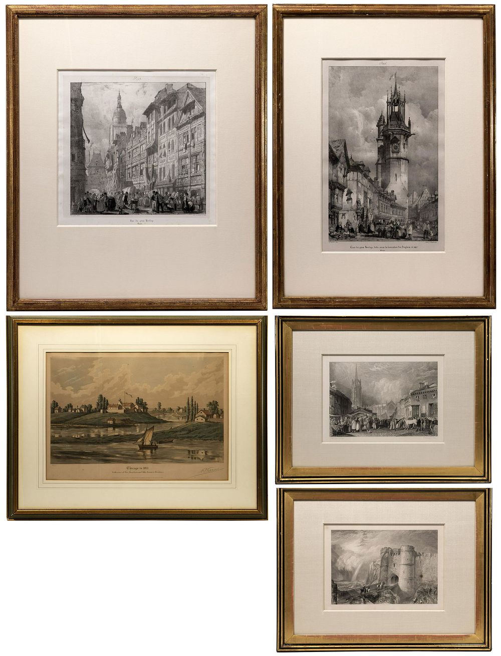 Lot 468: Engraving and Lithograph Assortment