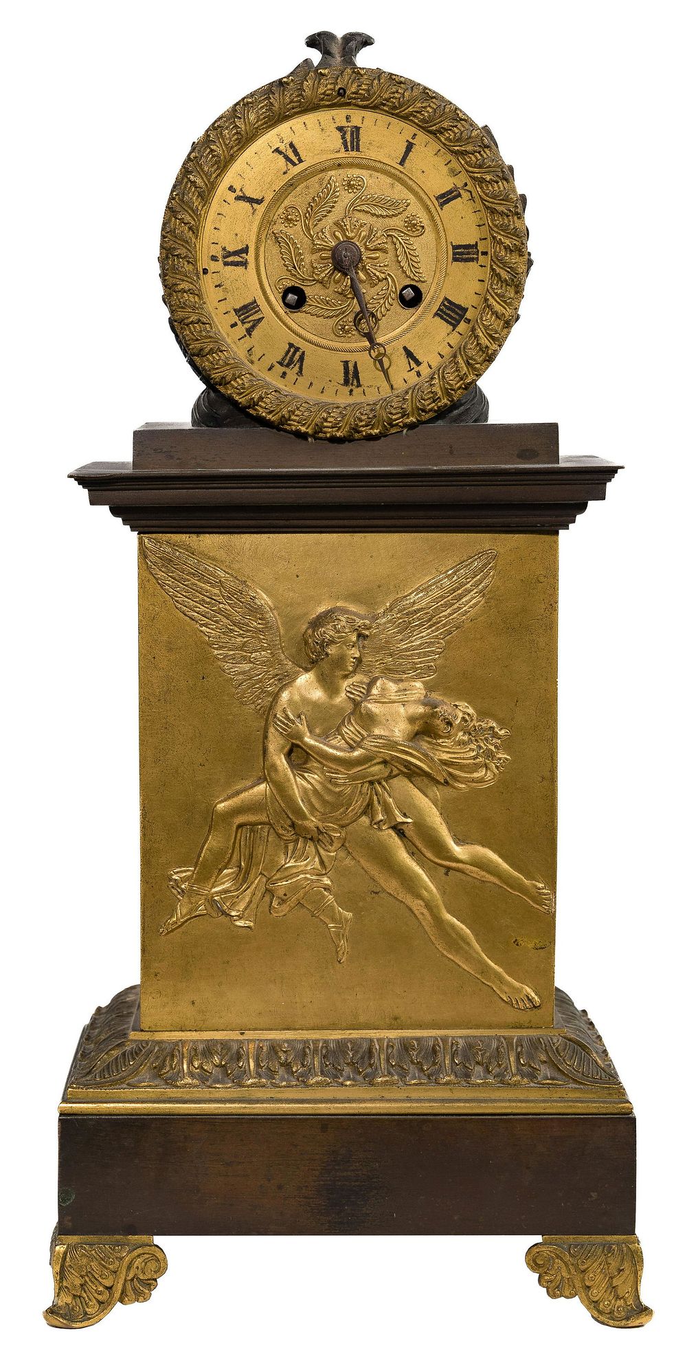 Lot 476: French Empire 19th Century Mantle Clock