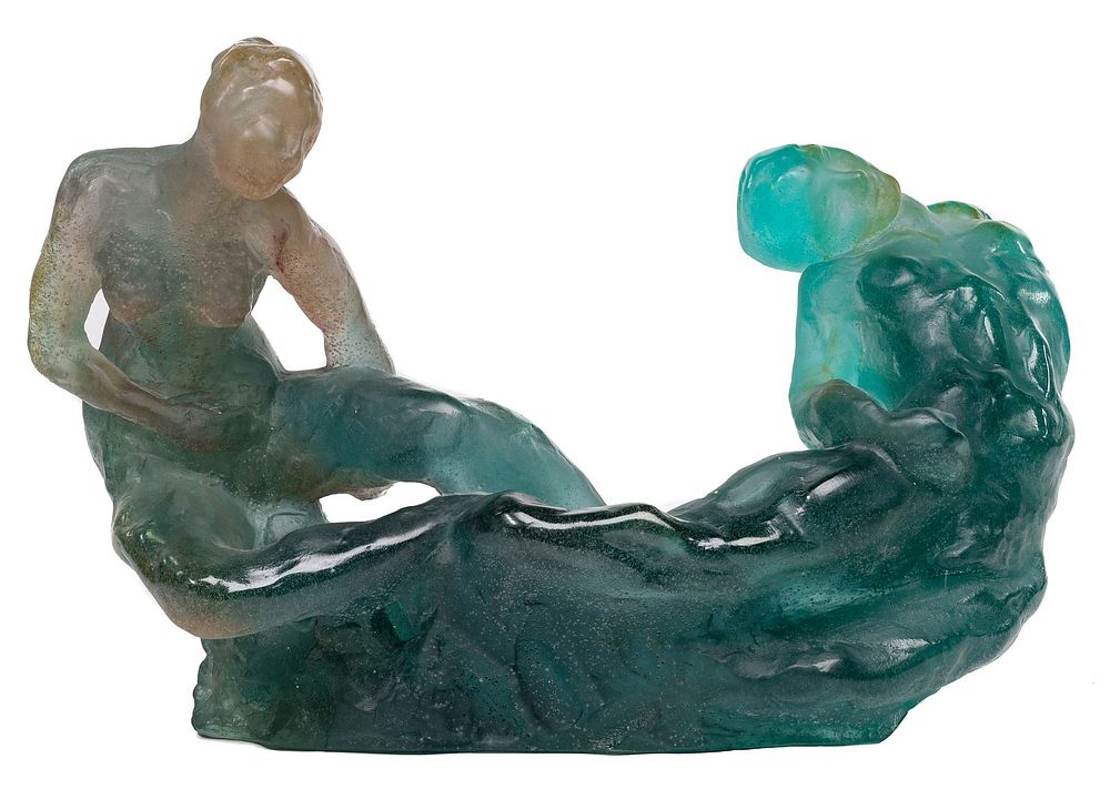 Lot 485: Daum Pate De Verre Sculpture