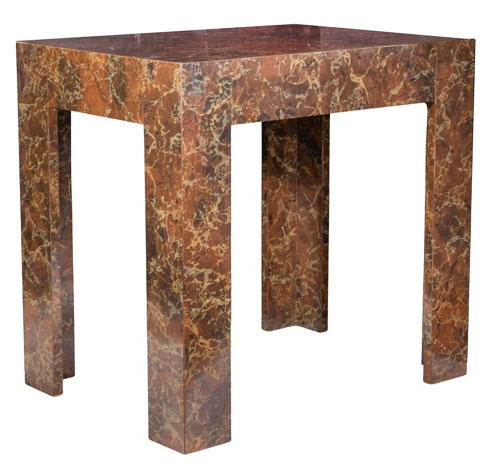Lot 501: MCM Milo Baughman Style Laminate Table