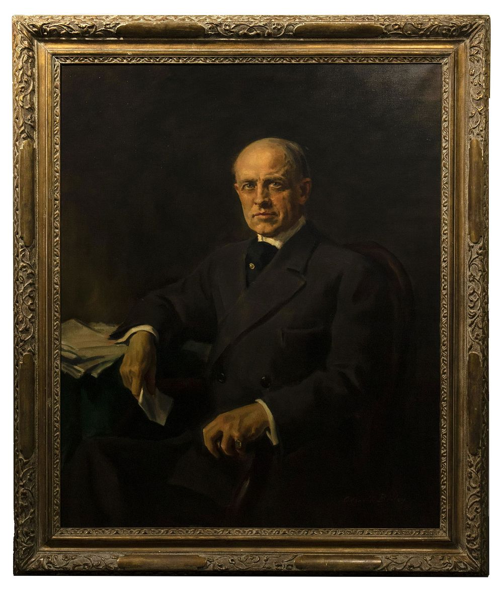 Lot 153: Sir Oswald Birley (British, 1880-1952) 'Charles William Post' Oil on Canvas