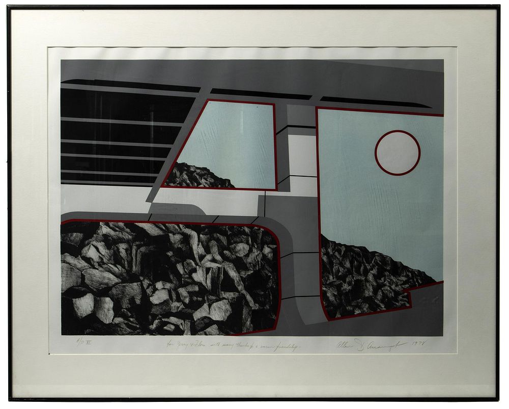 Lot 155: Allan D'Arcangelo (American, 1930-1998) Serigraph
