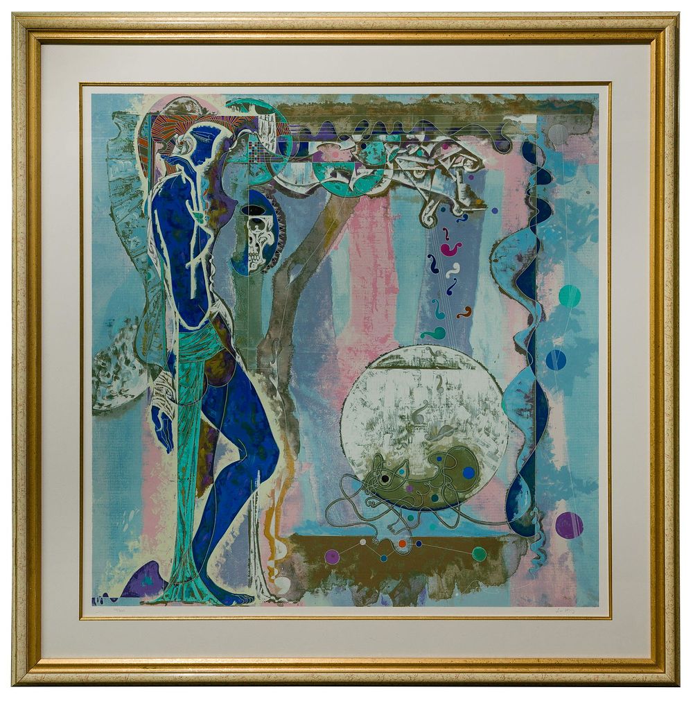 Lot 160: Lu Hong (Chinese, b.1959) 'Concerto' Serigraph