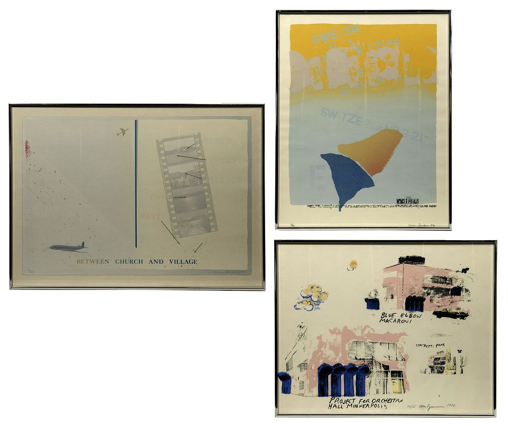 Lot 169: Tom Egerman and Allen Swerdlowe Lithographs