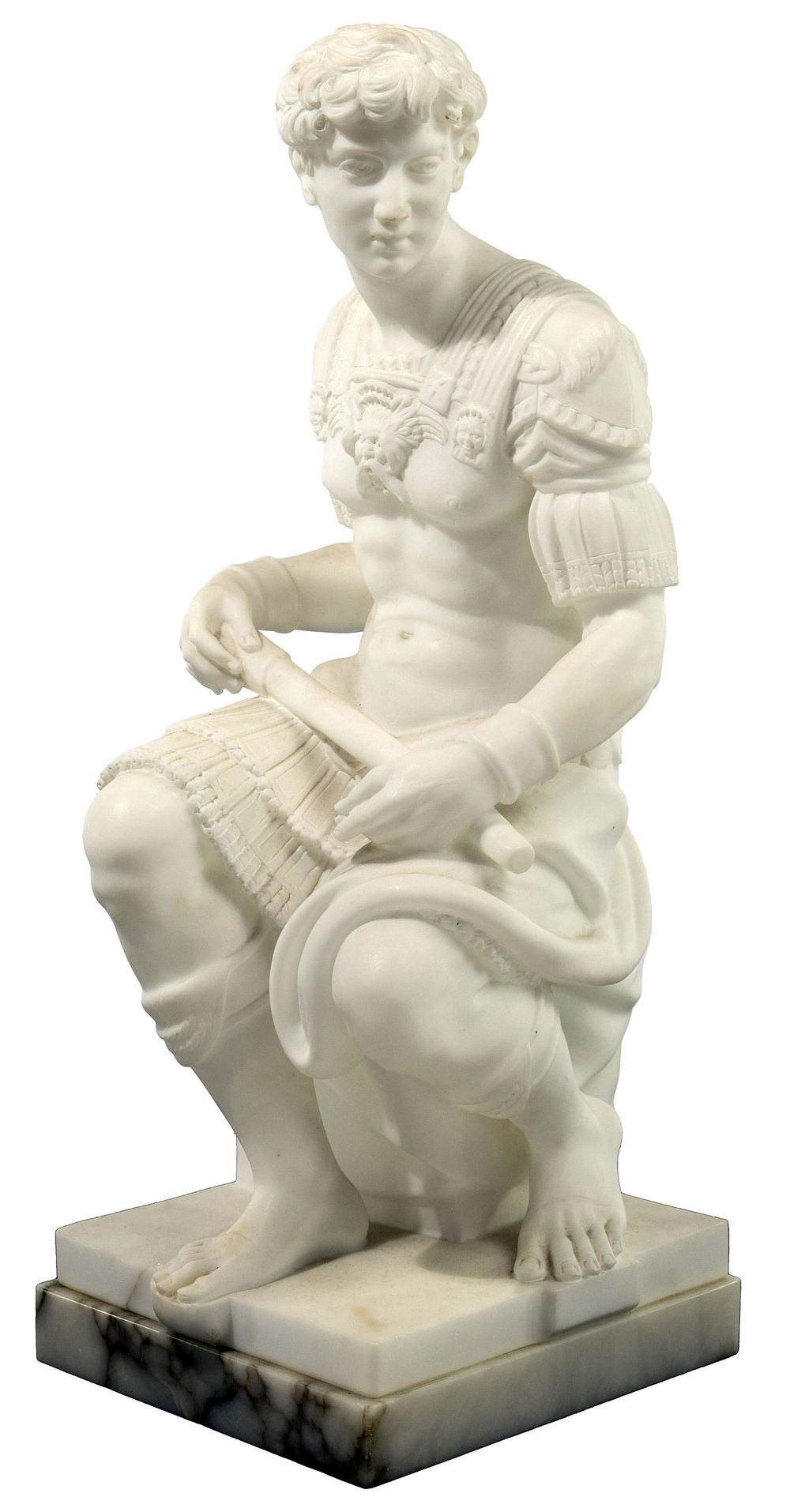Lot 171: (After Michelangelo) 'Lorenzo de Medici' Sculpture