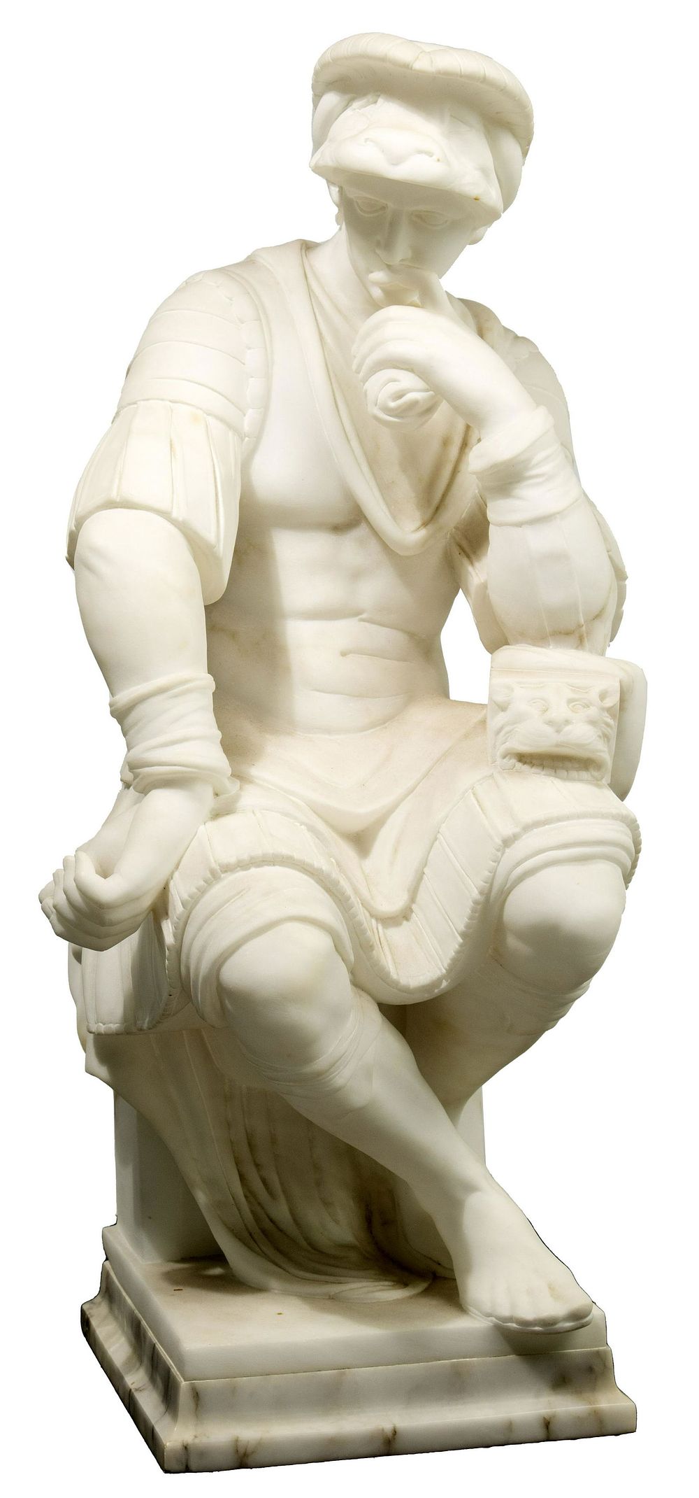 Lot 172: (After Michelangelo) 'Lorenzo de Medici' Sculpture
