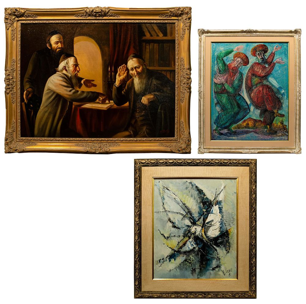 Lot 186: A Gelff (American, 1904-1969) Oil on Board