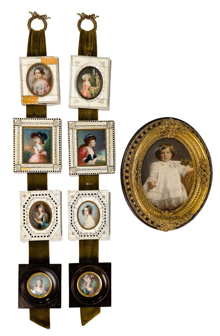 Lot 188: French Portrait Miniature Assortment