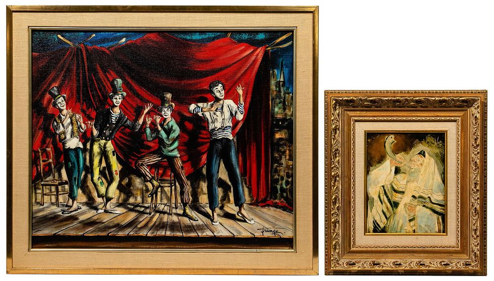 Lot 196: Richard Judson Zolan (American, 1931-2001) Oil on Board
