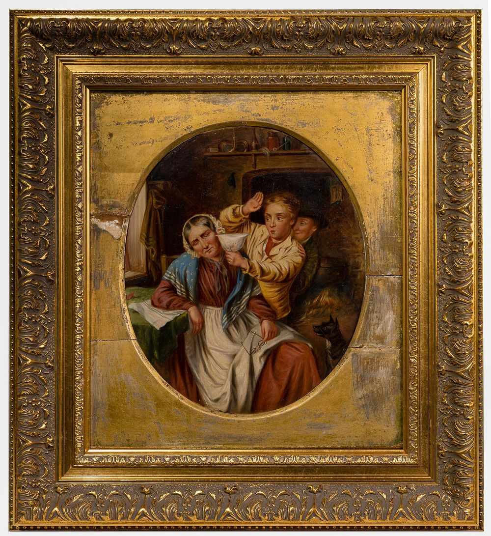 Lot 203: Unknown Artist (Continental School, 19th Century) Oil on Board