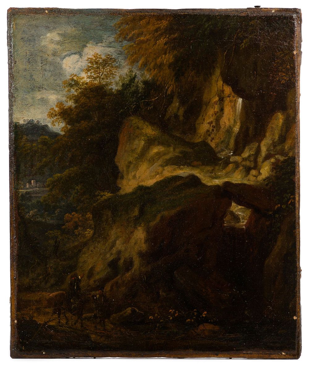 Lot 212: Unknown Artist (European, 18th / 19th Century) Landscape Oil on Canvas